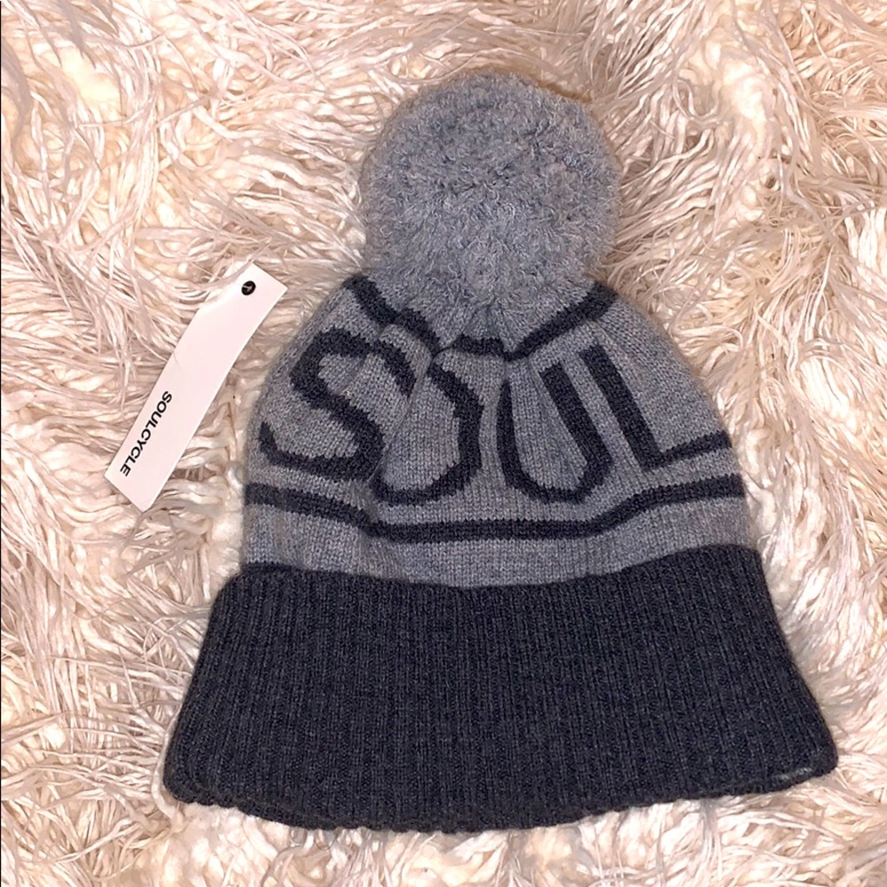 SoulCycle PomPom Beanie